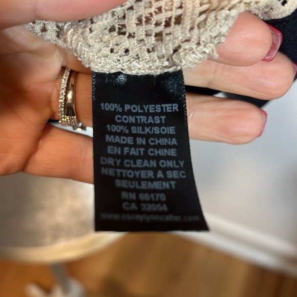 COREY LYNN CALTER Sheer Lace Cardigan - Picture 6 of 6